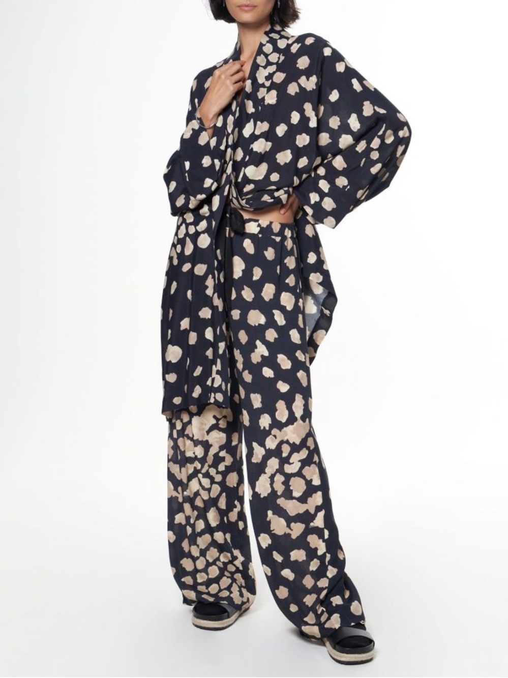 The Kit Harper Pant and Brea Robe Kimono Set